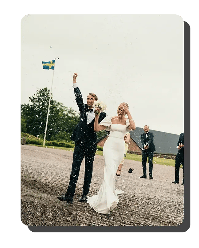 Bröllopsrecension från brudpar som bokat DJ och teknik